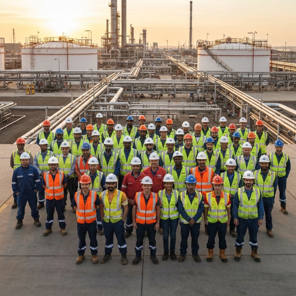 Oshtech Energy team in inspection